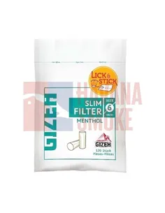 Сигаретные фильтры Gizeh Slim ментол
