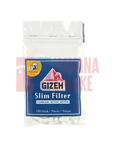 Сигаретные фильтры Gizeh Slim угольные
