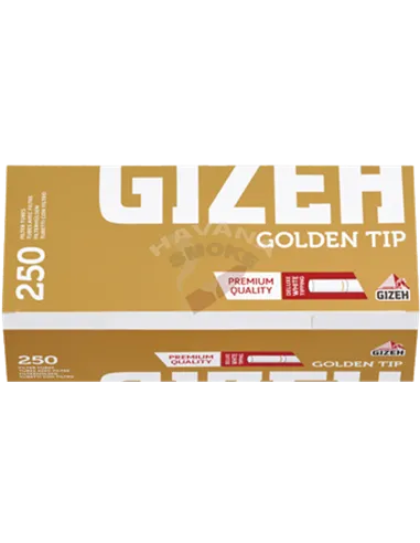 Сиагретные гильзы Gizeh Golden Tip 250