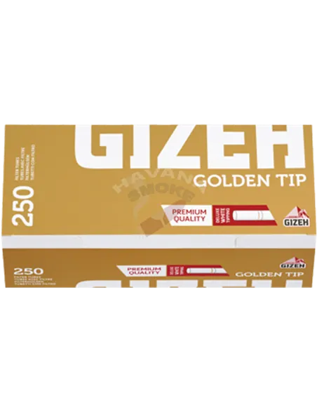 Сиагретные гильзы Gizeh Golden Tip 250