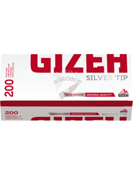 Сиагретные гильзы Gizeh Silver Tip 200