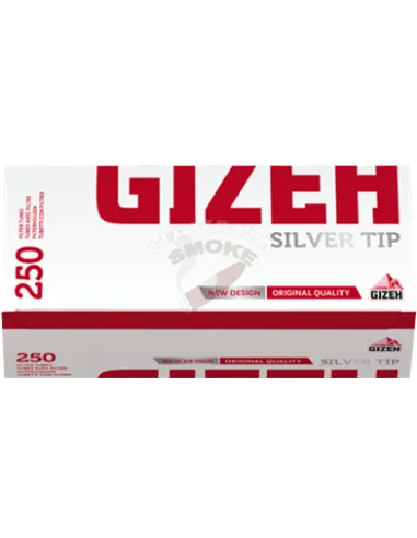 Сиагретные гильзы Gizeh Silver Tip 250