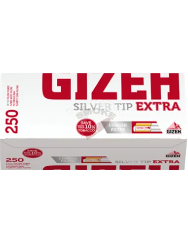 Сиагретные гильзы Gizeh Silver Tip Extra 250