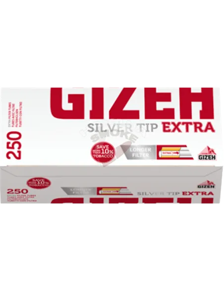 Сиагретные гильзы Gizeh Silver Tip Extra 250