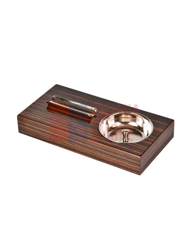 Пепельница Tom River на 1 сигару, Эбеновое дерево 812EB