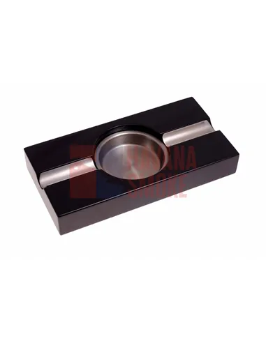 Пепельница Tom River на 2 сигары, Черный лак 523-168