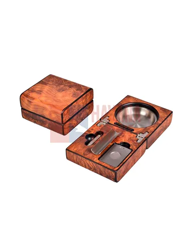 Пепельница сигарная Lubinski с набором, Вяз EF2590