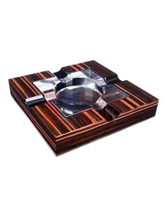 Пепельница Howard Miller на 4 сигары, Желтое Эбеновое дерево 810-085