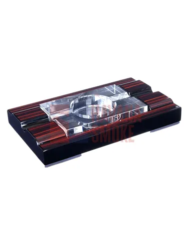 Пепельница сигарная Lubinski, Макассар и хрусталь 524-353