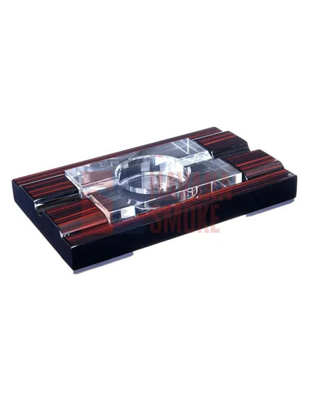 Пепельница сигарная Lubinski, Макассар и хрусталь 524-353