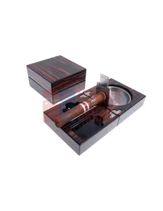 Пепельница сигарная Lubinski с набором, Макассар EF2693