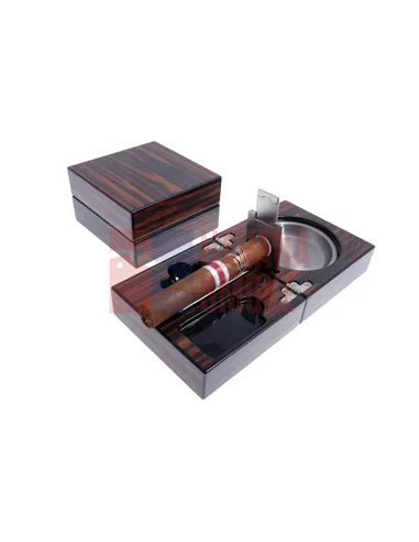 Пепельница сигарная Lubinski с набором, Макассар EF2693