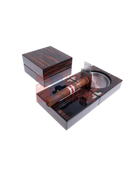 Пепельница сигарная Lubinski с набором, Макассар EF2693