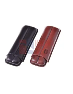 Чехол Jemar на 2 сигары MC4, натуральная кожа 112-2