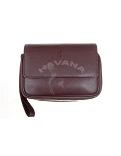 Сумка P&A для 3 трубок и табака, натуральная кожа 413-M