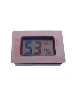 Термо-Гигрометр цифровой, серебро 596-505