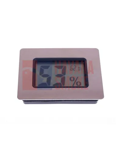 Термо-Гигрометр цифровой, серебро 596-505