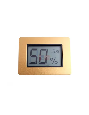 Термо-Гигрометр цифровой, золото