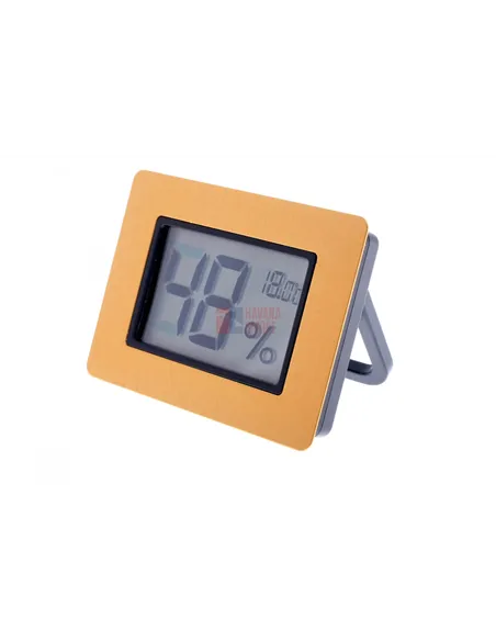 Термо-Гигрометр цифровой, золото