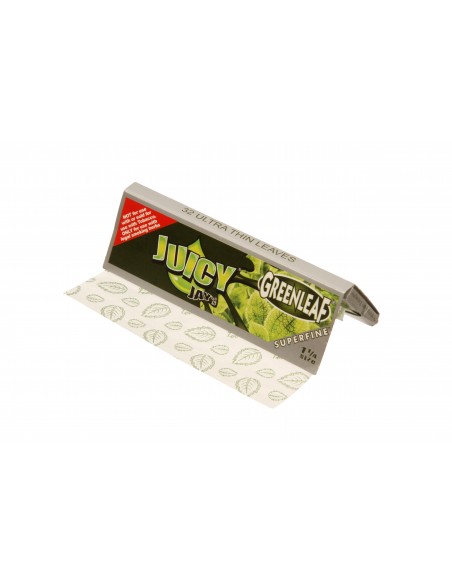 Папиросная Бумага  JUICY JAYS FINE 1/4 Green Leaf - купить в интернет-магазине Havana Smoke