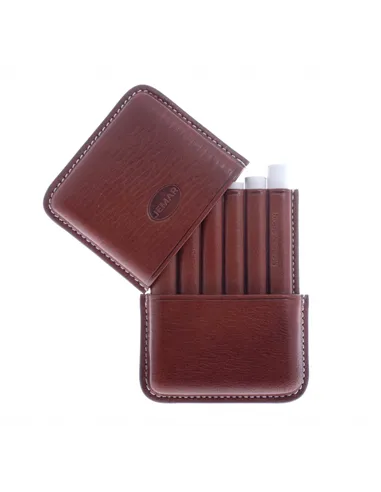 Сигаретница Jemar на 6 штук, натуральная кожа 151-6