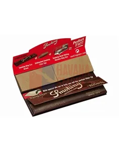 Бумага самокруточная Smoking King Size - Brown + Tips