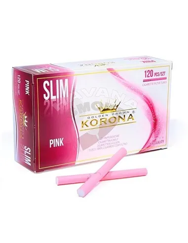 Сигаретные гильзы Korona - Slim Pink (120 шт)