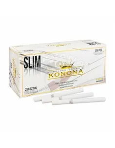 Сигаретные гильзы Korona - Slim WHITE (250 шт.)