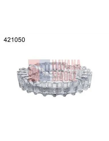 42105A Пепельница для 4 сигар стекло 25,2х25,2х4,8 см