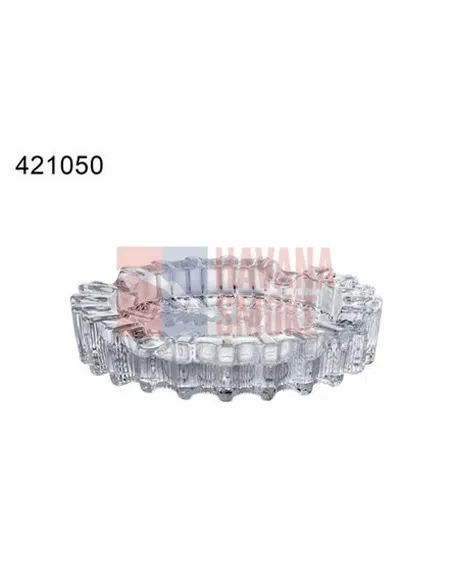 42105A Пепельница для 4 сигар стекло 25,2х25,2х4,8 см