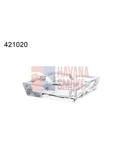 42102A Пепельница для 4 сигар стекло 14,8х14,8х3,5 см