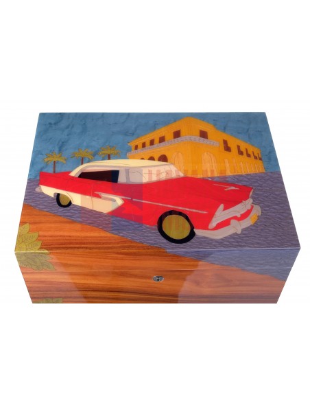 Хьюмидор Gentili Cuba на 80 сигар (инкрустация) - купить в интернет-магазине Havana Smoke