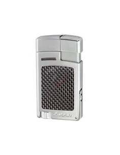 Зажигалка 523 Forte Carbon Fiber Silver SLCF