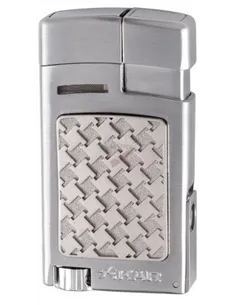 Зажигалка Xikar 524 SLH Forte Silver Houndstooth