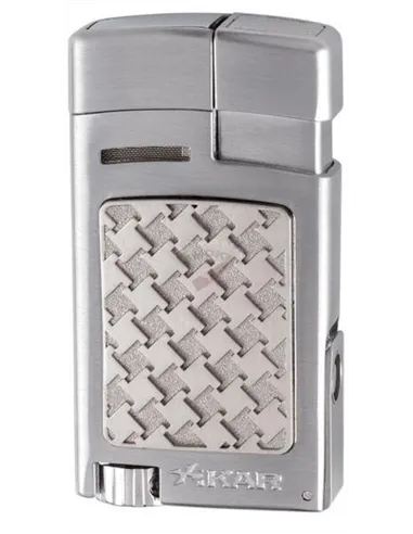 Зажигалка Xikar 524 SLH Forte Silver Houndstooth