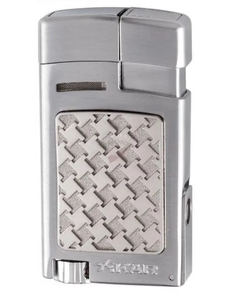 Зажигалка Xikar 524 SLH Forte Silver Houndstooth