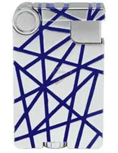 Зажигалка Xikar 583CSBL Crossover Chrome Silver / Blue