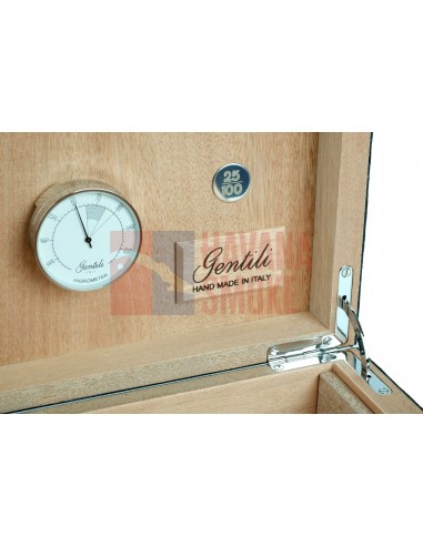 Хьюмидор Gentili SV20-Croco-Black - купить в интернет-магазине Havana Smoke