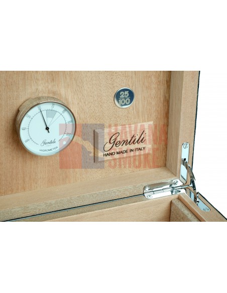 Хьюмидор Gentili SV20-Croco-Black - купить в интернет-магазине Havana Smoke