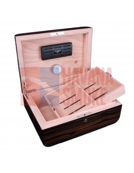 Хьюмидор Gentili Croco Dark на 75 сигар Limited Edition - купить в интернет-магазине Havana Smoke