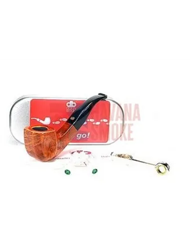 Курительная трубка DESIGN BERLIN PIPE TO GO BRIGHT BENT GP