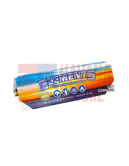 Папиросная Бумага ELEMENTS Single Wide CUT CORNERS