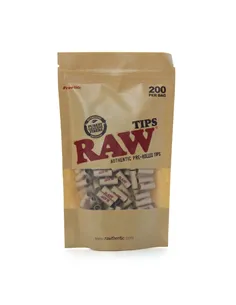 Фильтры RAW PRE-ROLLED TIPS: 200 PER BAG