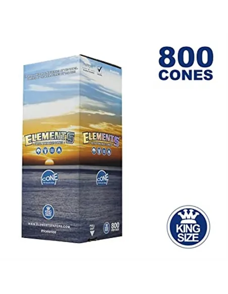 Папиросная Бумага ELEMENTS Cone KS 800 Pcs