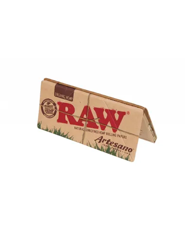 Папиросная Бумага Raw ORGANIC Artesano KS SLIM + Tips