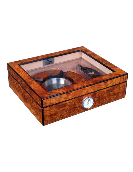 Хьюмидор Lubinski на 25 сигар с подарочным набором, Вяз матовый