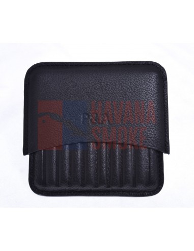 Сигаретница P&A на 10 штук, натуральная кожа, черная - купить в интернет-магазине Havana Smoke