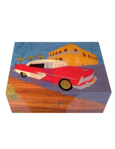 Хьюмидор Gentili Cuba на 80 сигар (инкрустация)