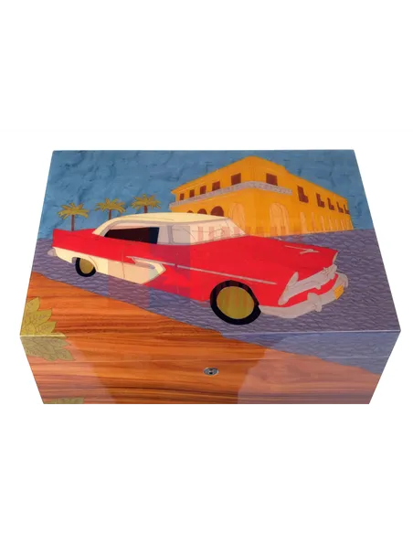 Хьюмидор Gentili Cuba на 80 сигар (инкрустация)