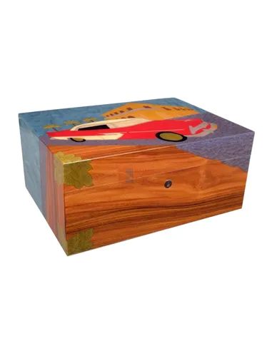 Хьюмидор Gentili Cuba на 80 сигар (инкрустация)